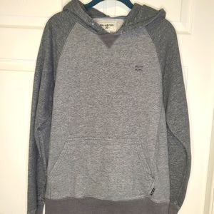 Billabong men's S small grey hoodie Sweatshirt